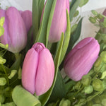 Bouquet tulipanes ( disponible en amarillo y rosa)