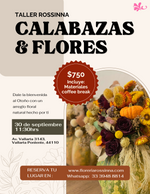 Taller Calabazas y Flores