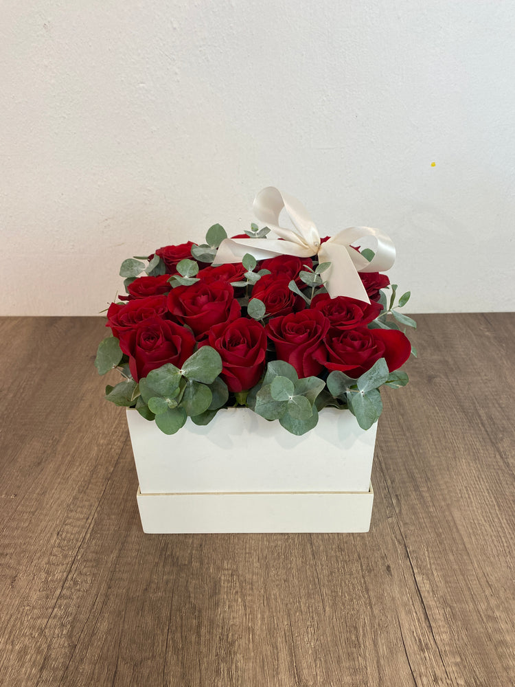 Box Red Rose