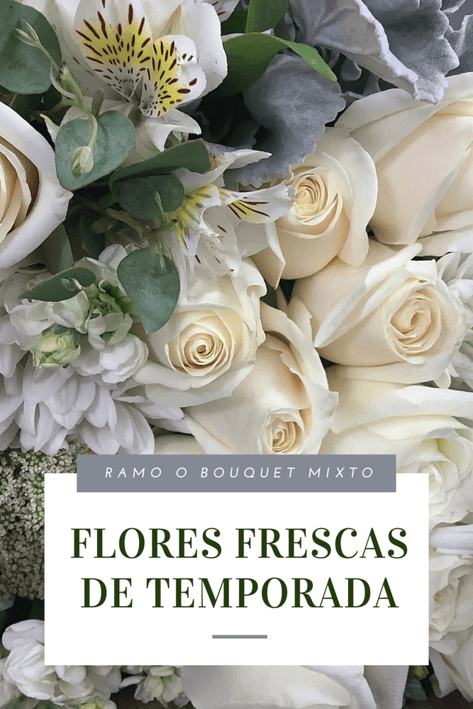 
            
                Cargar imagen en el visor de la galería, Bouquet Mixto Tonos Blancos - Floreria Rossinna
            
        